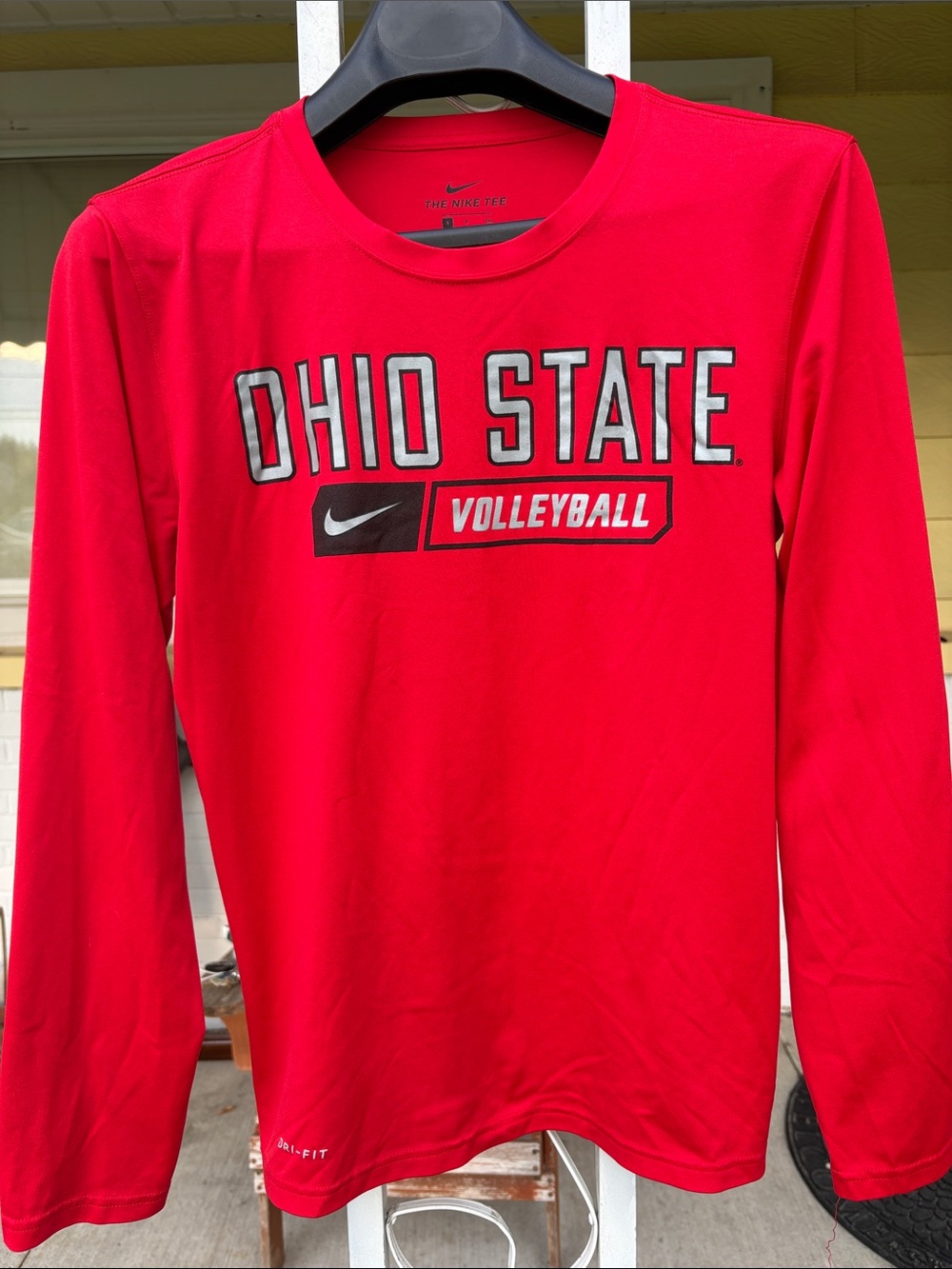 Nike Red Ohio State Volleyball Long Sleeve Tee
